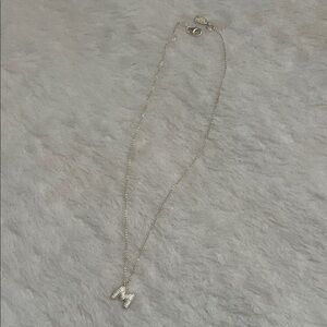 Electric Picks Bubble initial necklace